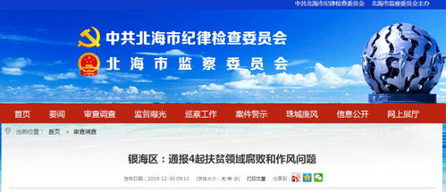 深化监督显实效 广西雷霆惩腐，党员干部层层违纪被查究